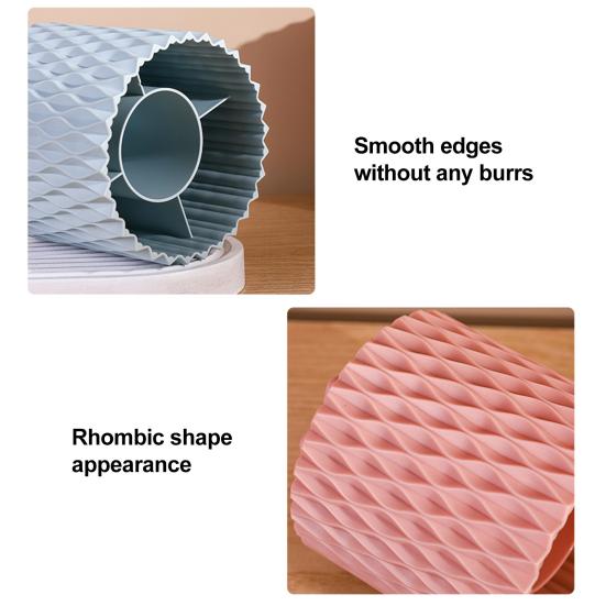 Вращающийся на 360° органайзер для кистей для макияжа, ведро для хранения кистей большой вместимости