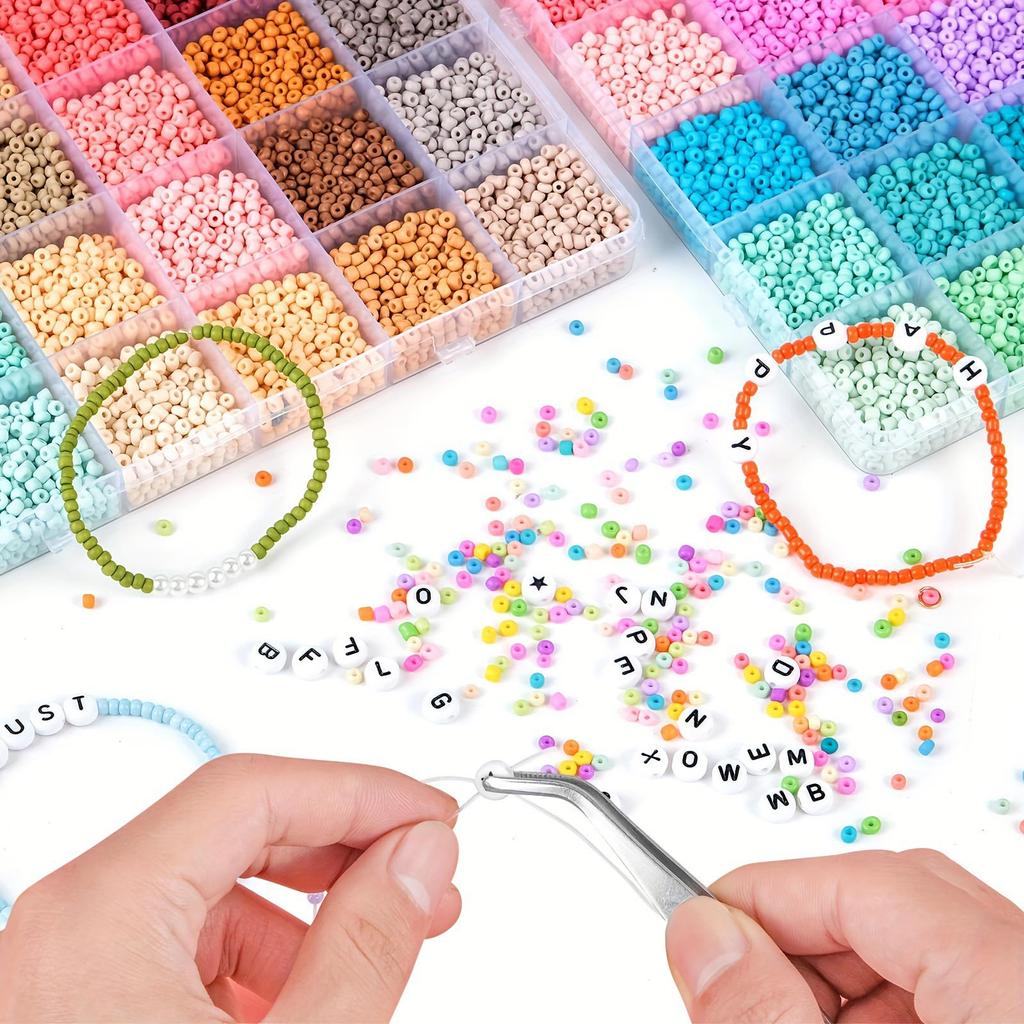 Бисер 3 мм для изготовления украшений, DIY брелок, браслет, серьги, кольца, материалы для изготовления ожерелий с материалом бисера с буквами