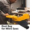 Мешок для сбора пыли для торцовочной пилы Сбор пыли Торцовочная пила Портативный Легкий Черный Маленький Выход Аксессуары для мастерской