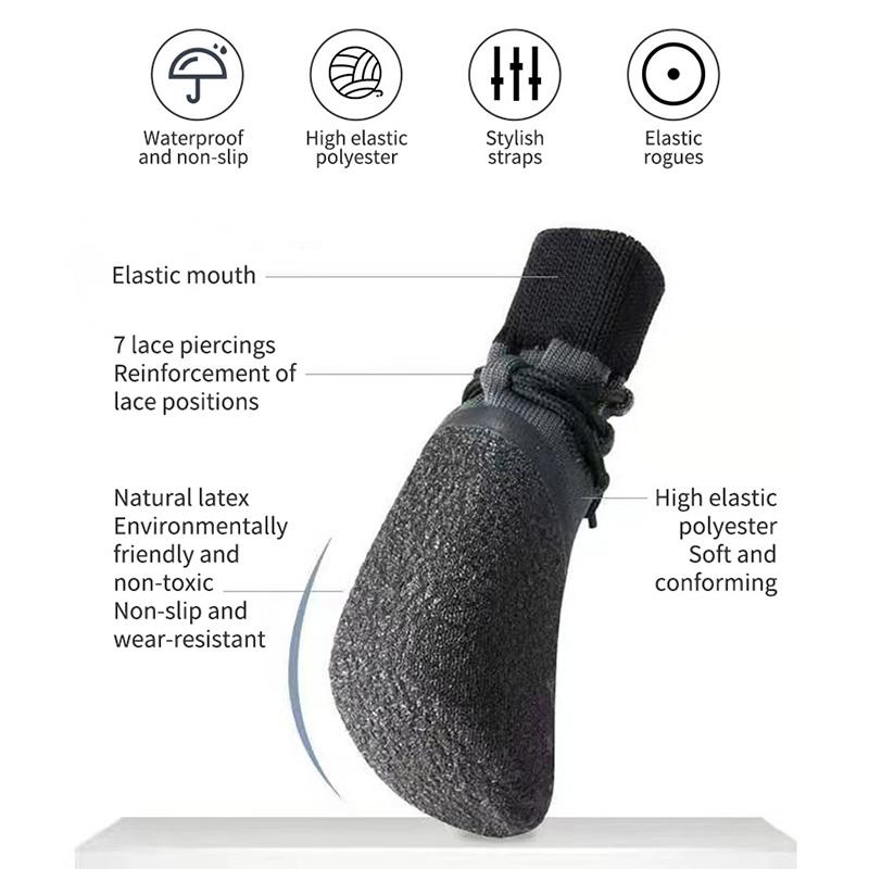 Домашние животные Обувь для собак Не спадает Летняя дышащая Мягкая подошва Обувь для маленьких щенков Грязеотталкивающая Нескользящая Износостойкая Домашнее животное