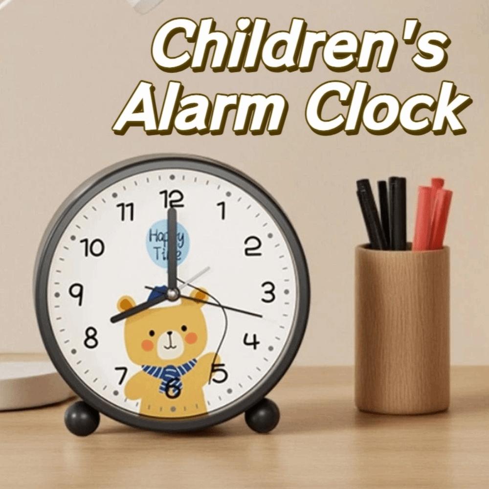 Silent Quite Tabletop Alarm Timer Cartoon Desk Clock Time Planning Clock  Desk Decoration