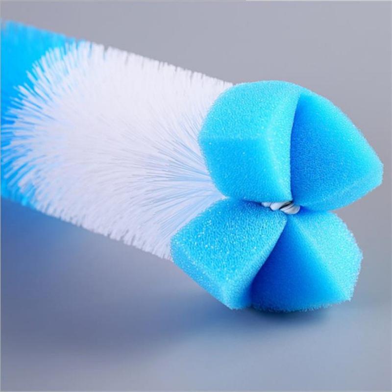 7pcs Feeding Bottle Cleaning Brush Sponge Cup Brush Milk Mouth Brush Straw Brush Cup Cleaning Supplies