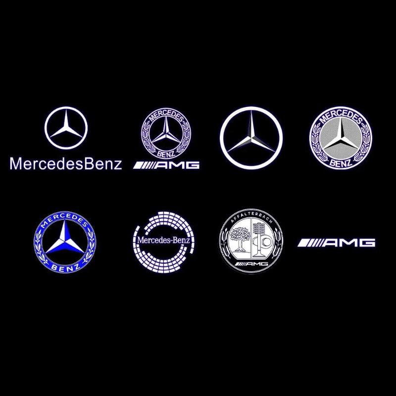 Светодиодные компоненты дверных панелей автомобилей, подсветка приветствия для Mercedes-Benz W221, W447, W220, W639, W222, 2006-2013, Class S, Vito, AMG.