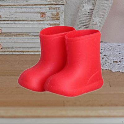 Мини резиновые сапоги, обувь для кукол для кукол BJD 1/12, декоративные аксессуары для кукольного домика, реалистичный DIY