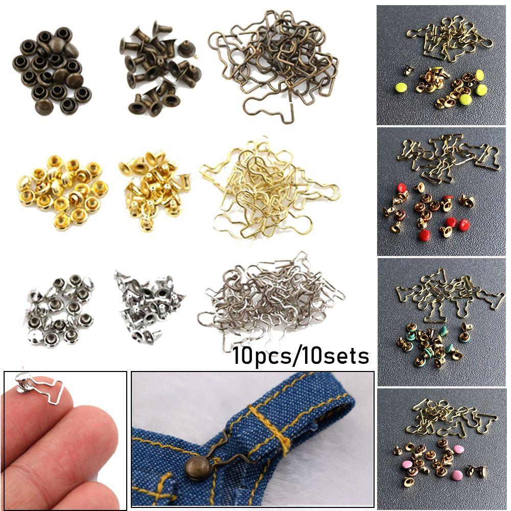 Toys Sewing Accessory DIY Dolls Buckles Trousers Bags Accessories Metal Buckle Doll Belt Buttons