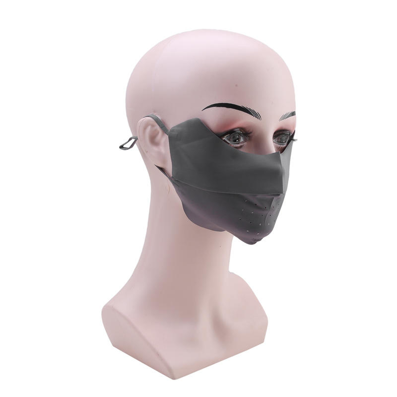 Ice Silk Face Mask Sun Protection Summer Breathable Men Women Outdoor Running Sports Mask