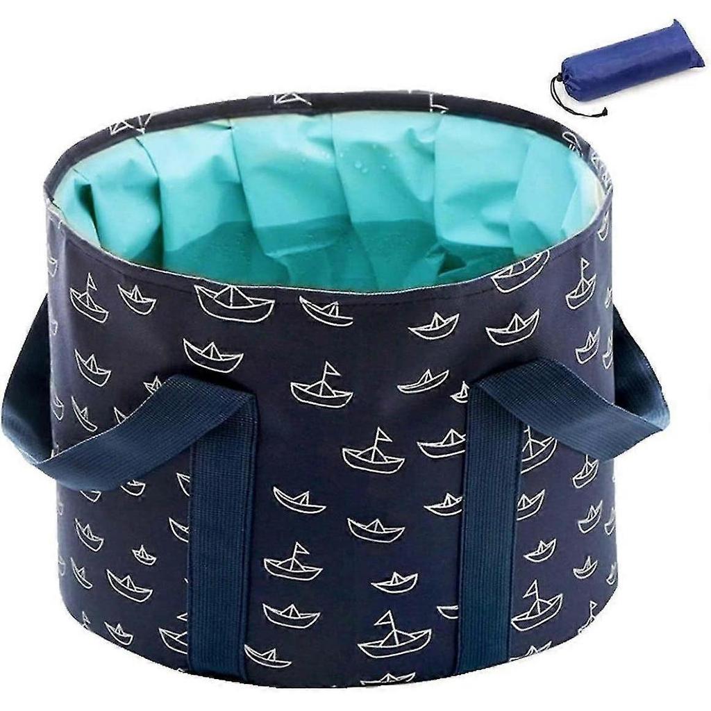 Portable Travel Foot Bath Basin Foot Spa Soaking Feet Pedicure Sink Outdoor Campingblue