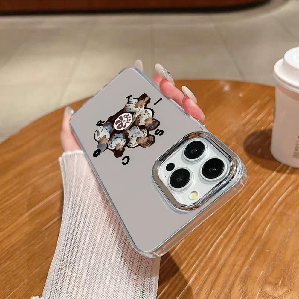Чехол для телефона Kpop Music C-CORTIS для iPhone 17 16 15 14 13 12 11 Pro Max Xr Air Plus Силиконовый чехол Серебристый чехол с жесткой оболочкой