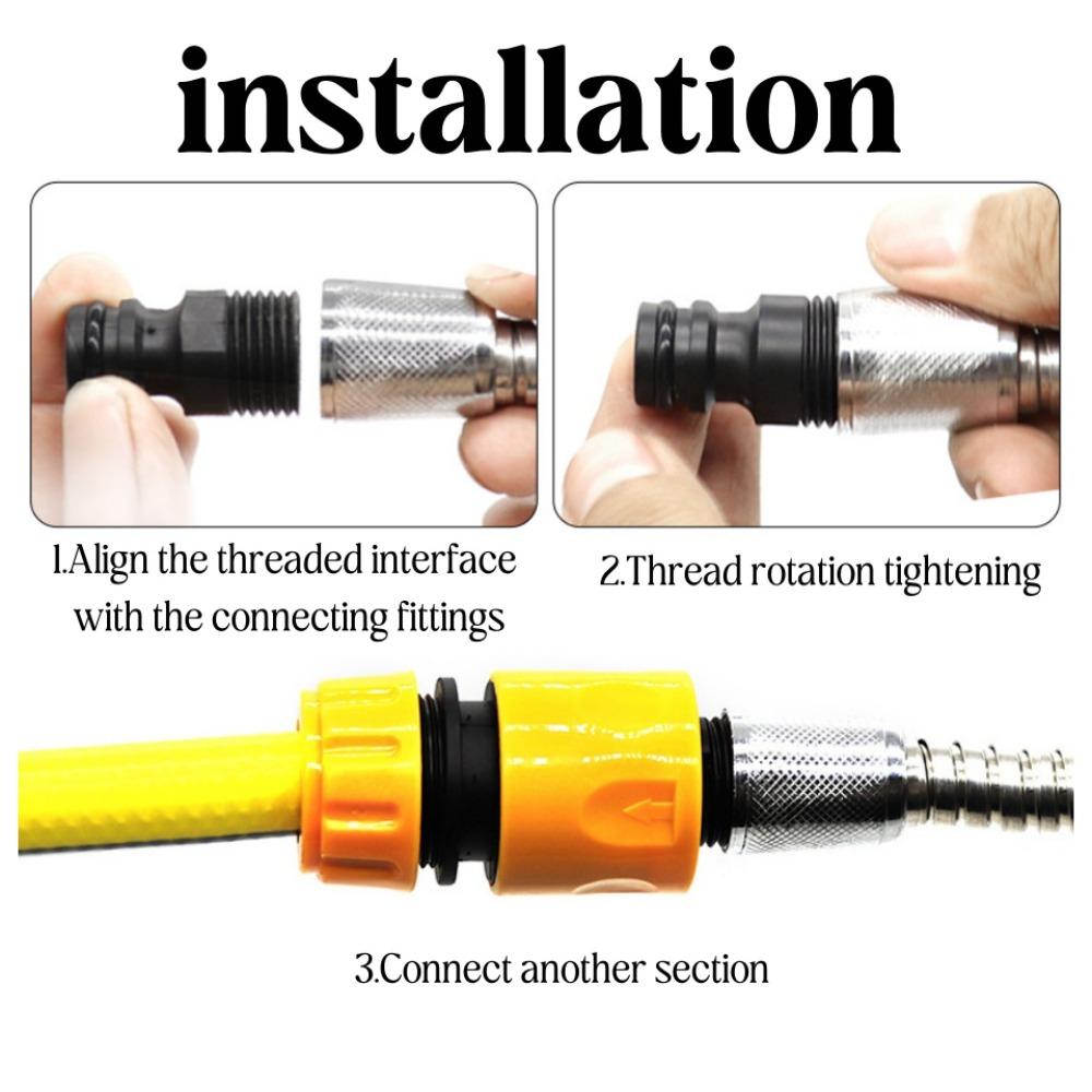 1/3/5/10Pcs 1/2" BSP Threaded Tap Adaptor Garden Water Hose Male Thread Quick Connector Garden Irrigation System Parts Adapter