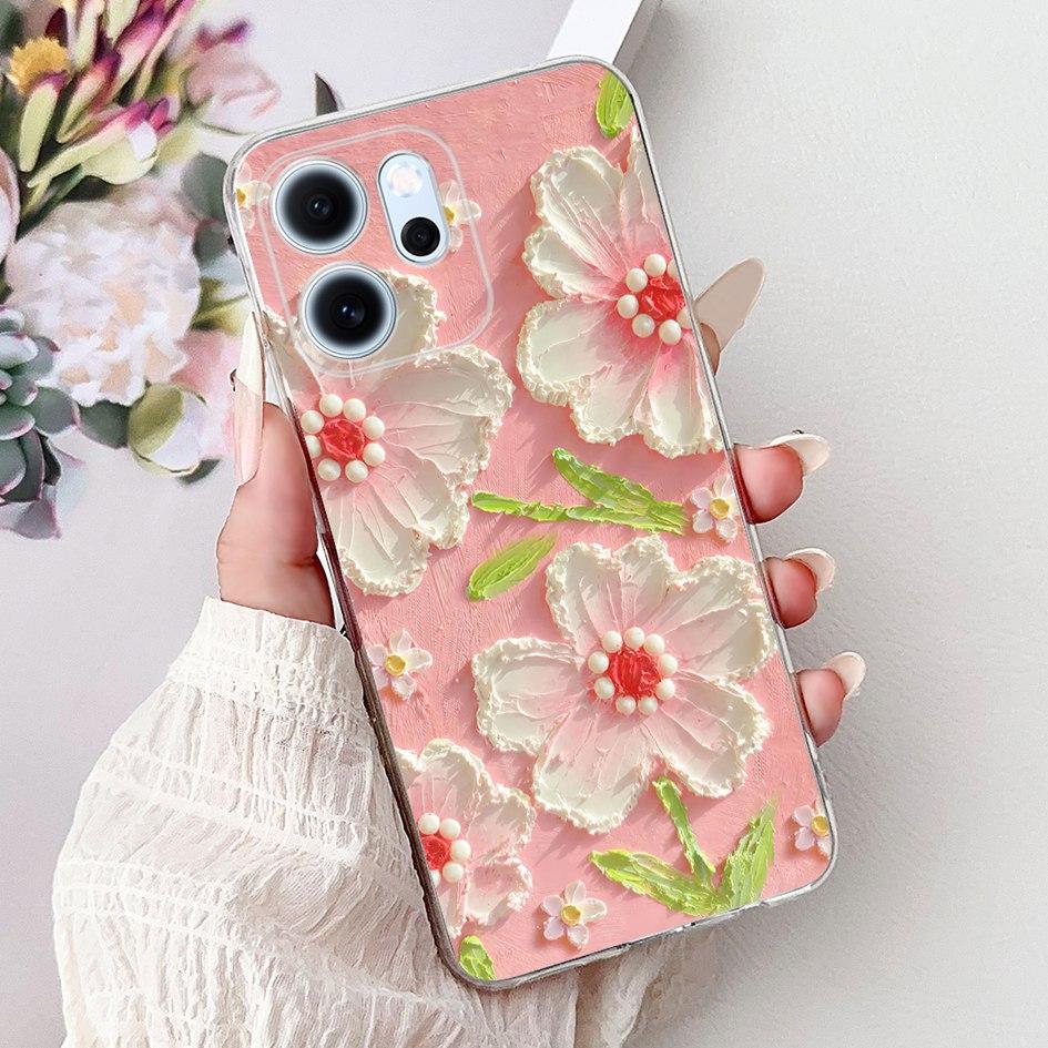 For Cover OPPO Reno 14F 2025 Case Reno14F Popular Bamboo Bowknot Soft Silicone Clear TPU Bumper For OPPO Reno14 F CPH2743 Shells