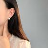 Серьги Doudou с жемчугом и темпераментом для женщин, легкие, роскошные, французские, романтические, атмосферные серьги
