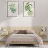 VidaXL Headboard with Cabinets Sonoma Oak Engineered Wood 3115726
