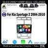 Для Kia Sportage 2 2004 2005 2006 2007-2010 Android 14 Автомобильное радио IPS/QLED Android Auto Мультимедийный проигрыватель Видео Стерео BT