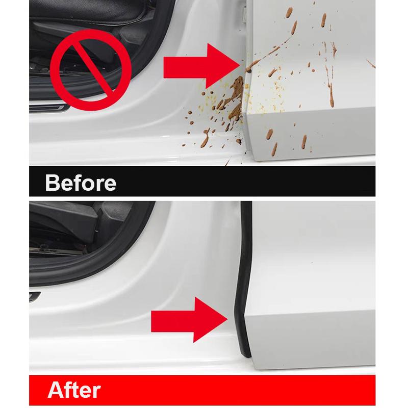 Уплотнитель края двери автомобиля, резиновое уплотнение, шумоизоляция стойки B, ветрозащитная защита, передний автогерметик, аксессуары, украшение