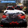 Tokyo anime Artwork 3pcs K-pop music group Bedding set,Ideal for Bedroom, Dormitory,Including Duvet Cover And 2pcs Pillowcases,Fan gifts