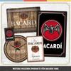 Ретро Металлическая Вывеска Ром Bacardi Декор для Бара
