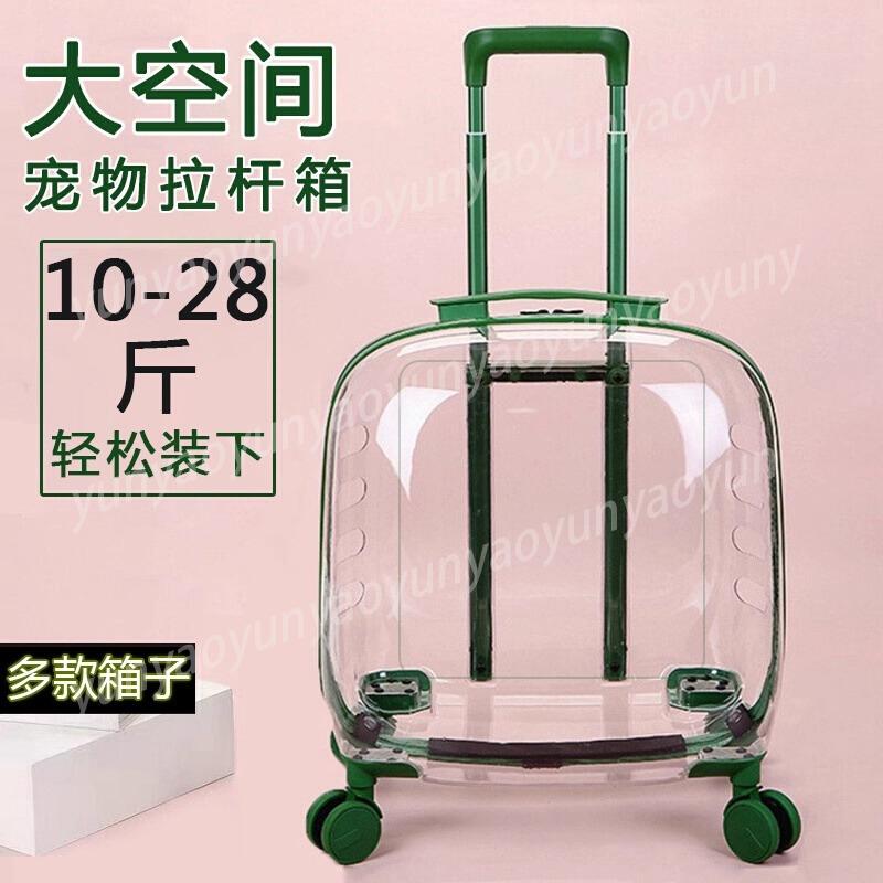 Transparent Space Capsule Pet Outing Bag - Portable Cat and Dog Backpack, Large-capacity Travel Pet Suitcase