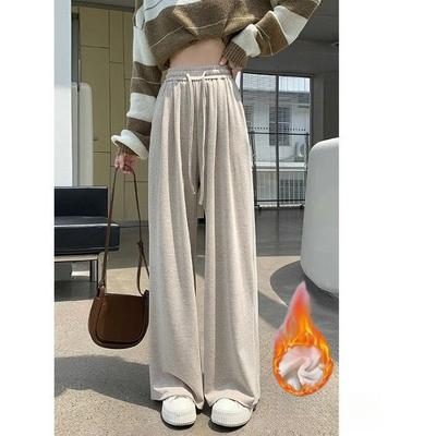 Drape Feeling женские весенне-осенние новые прямые свободные широкие универсальные длинные брюки с высокой талией