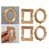 4Pcs Vintage Photo Carved Lace Resin Mini Picture Props