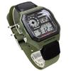 Цифровые часы Casio World Time AE-1200WHB-3BV (зеленый)
