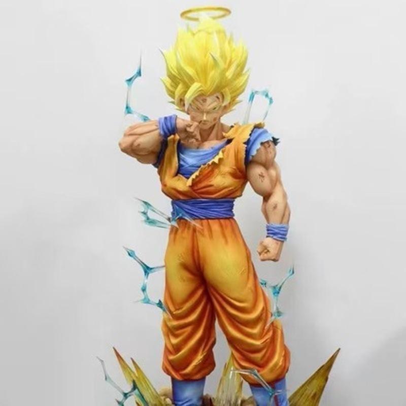 Dx Dragon Ball Ssj2 Goku Делюкс Аниме Статуэтка Коллекционная Модель С Эффектами Настольное Украшение Игрушки Подарки Для Аниме Фанатов Коллекционеров