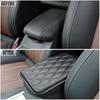Waterproof PU Leather Car Armrest Mat Universal Interior Auto Armrests Storage Box Cover Pad Dust-proof Armrest Protector