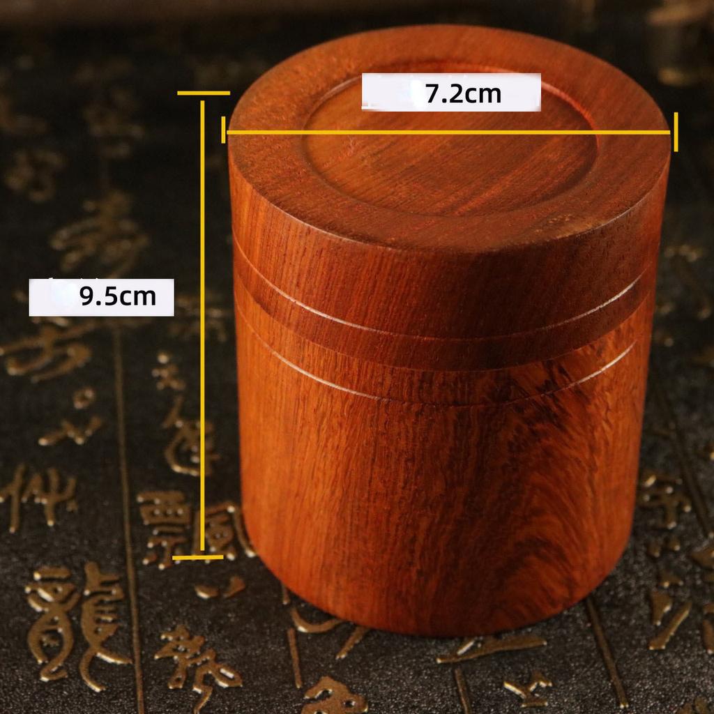 Handicraft Tea Jar Wooden Multi-purpose Can Hold Sandalwood and Agarwood Jar Cylinder