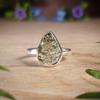 Moldavite Gemstone 925 Solid Sterling Silver Handmade Ring Jewelry, Statement Women Ring, Gift For Her.