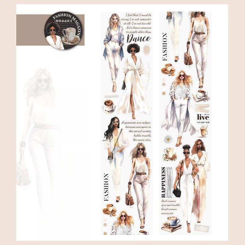 Мистер. Бумага 6 стилей 200 см/рулон ПЭТ-лента для сращивания Европейская и американская фигурка Материал справочник декоративные наклейки