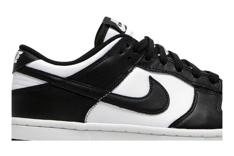 Женские кроссовки Nike Dunk Low Retro Бело-черные Panda (Женский) Белый черный