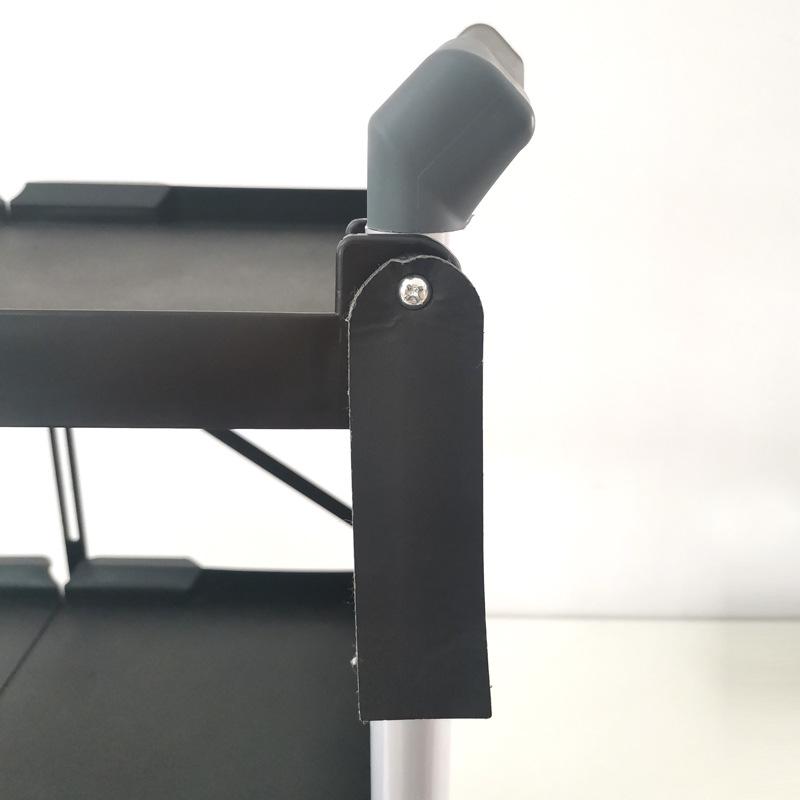 Прочная складная тележка для инструментов для выездной киносъемки с колесами и полкой для хранения