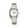 [Часы Seiko] SEIKO SELECTION STPX033 Женские часы Сделано в Японии С солнечной подзарядкой Парные Сапфировое стекло Календарь даты и дня Серебристый и Желтое золото