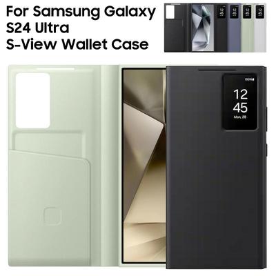 Умный чехол-книжка Smart View для Samsung Galaxy S24 Ultra SM-S928B Чехол-книжка для телефона Smart View