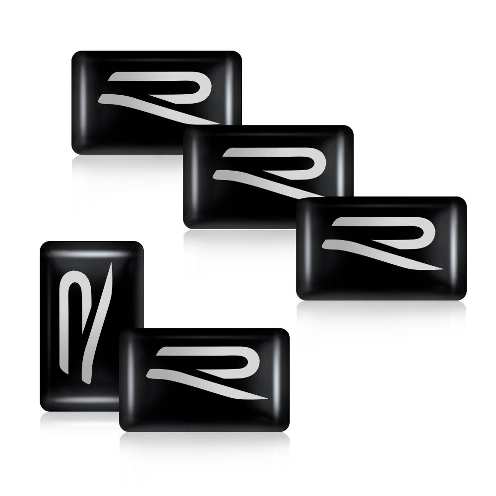 CAT1 10/20Pcs 3D Fashion Volkswagen New R Car Interior Epoxy Body Sticker Auto Valve Cap for VW Golf 4 5 B8 Bora MK7 Beetle GTI Jetta