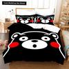 3D-принт Kawaii Cartoon Comics Kumamon Комплект постельного белья Double Twin King Пододеяльник Одеяло Наволочка Для мальчиков Девочек Взрослых Спальня