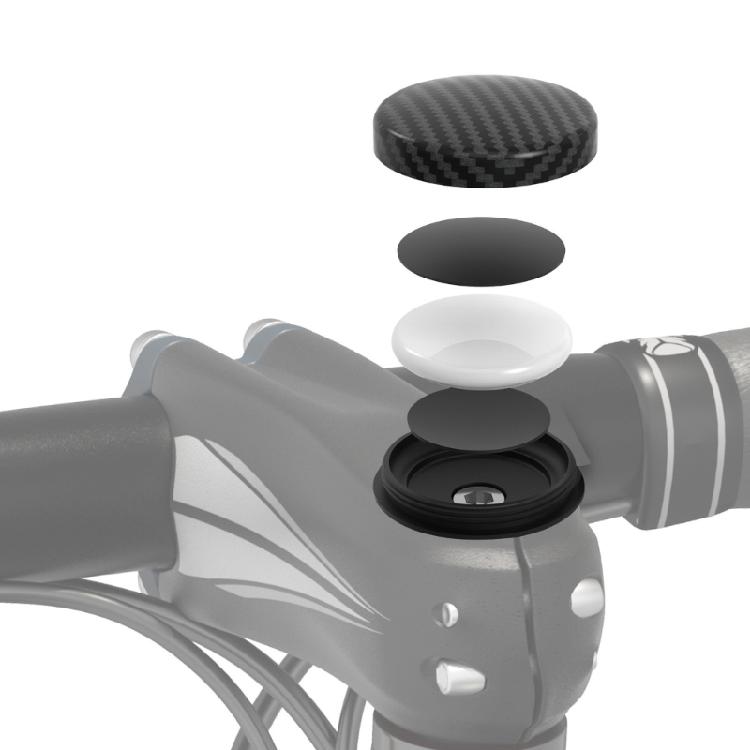 Bike Air-Tag Mount to Air-Tag, Fits on Headset Tube 31.8mm