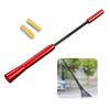 Short Antenna for Cars, AM FM Antenna, General Purpose, High Sensitivity, Mast Carbon Fiber, Stubby Car Ante (Red)