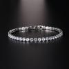 Men's and Women's Bracelets Hip-hop 4.0 Micro-inlaid Zircon Bracelets Best Selling Bracelets Tennis Bracelets.