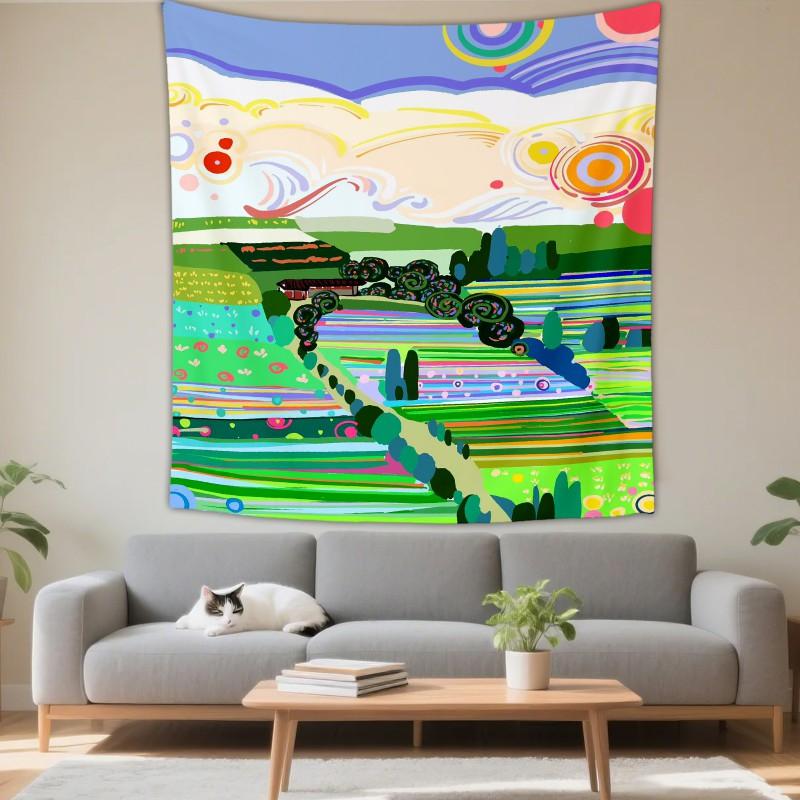 Boho Style Mandala Elephant Tapestry Wall Hanging Living Room Bedroom Decor