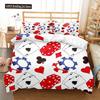 Постельное белье из полиэстера для покера, размер кинг, квин, новинка, групповые соревнования, пододеяльник для детей, мальчиков, девочек