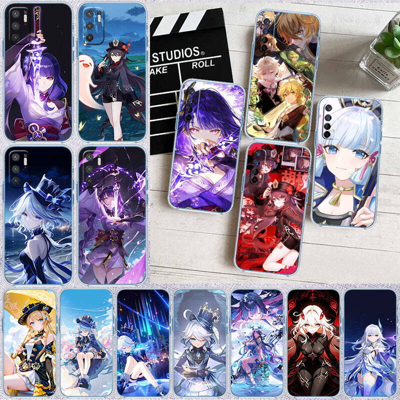 Чехол MH64 Genshin Impact для Motorola E7 G6 G7 G8 G9 Plus Power Play G10 G20 G04 E30 E40 E22 E20 E13 E15 G22 G23 G05 G75 G35 G55