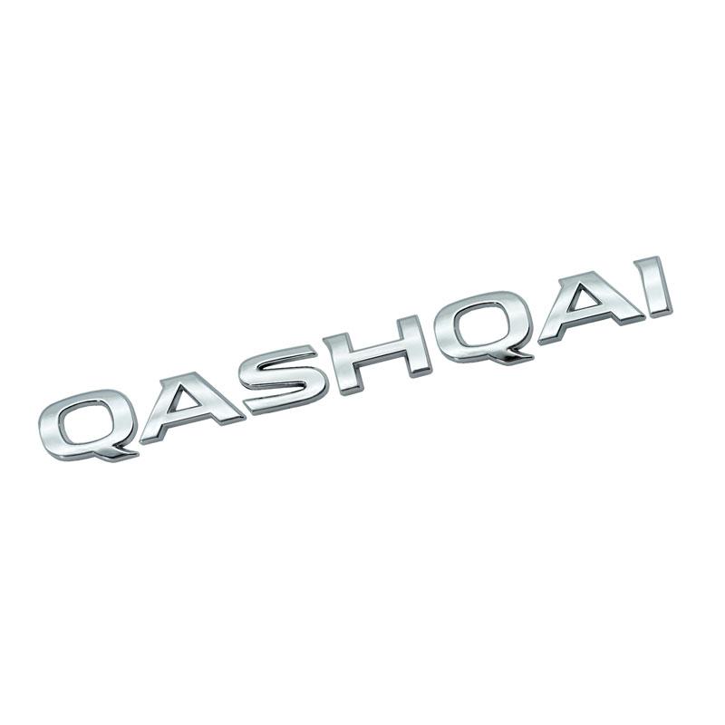 Новая 3D наклейка на кузов автомобиля из АБС-пластика, логотип с буквой QASHQAI, эмблема на задний багажник автомобиля, автоаксессуары
