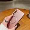 Роскошный магнитный мягкий ТПУ чехол для телефона Samsung A17 A56 A36 A26 A16 A06 A55 A35 A25 A15 A05 S A54 A34 A24 A14 Magsafe чехол