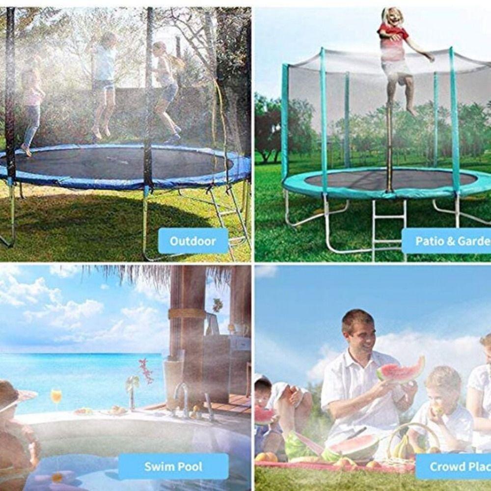 8/10/12/15m Trampoline Sprinkler Drip Irrigation Lawn Sprinkler Water Ring Outdoor Use