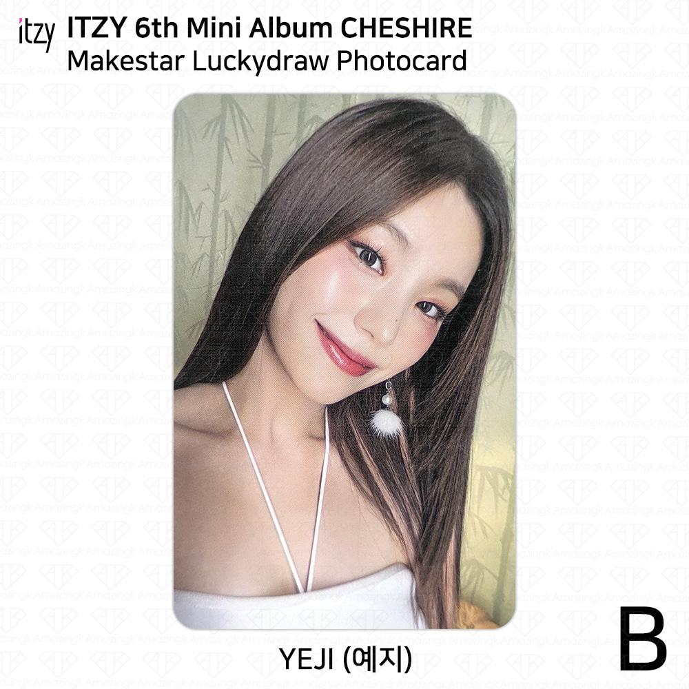 ITZY 6th Mini Album Cheshire Makestar Lucky Draw Photocard 2 Versions KPOP K-POP