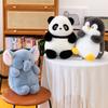 New cute pier pier series penguin panda doll plush toy raccoon elephant children's doll gift