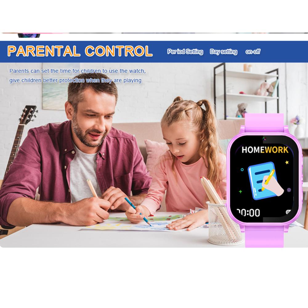 Детские игры, умные часы, камера, музыка, фонарик, шагомер, отслеживание привычек, детские умные часы для мальчиков и девочек, подарки