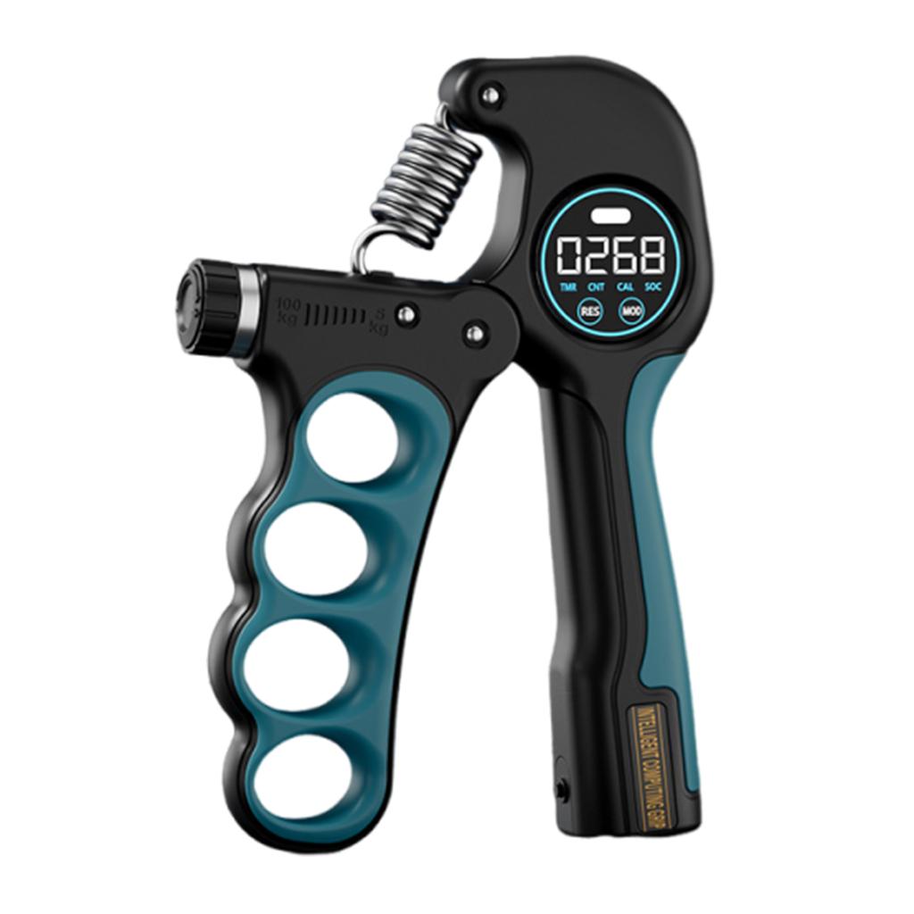 Adjustable Hand Gripper Anti-Slip Electronic Counting Hand Gripper Wrist Strength Expander for Muscle Building Recover