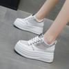 Casual Sports Shoes Lightweight Versatile Board Shoes New Spring Heightening Thick-soled White Shoes Women