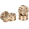 4PCS Wheel Hubs Fit for SCX30 1Celsius30 Scale Simulated Crawler 0.7 Inch RC Car Brass Hub